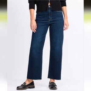 Daze Denim Pleaser High Rise Ankle Wide Leg Jean- 25/0